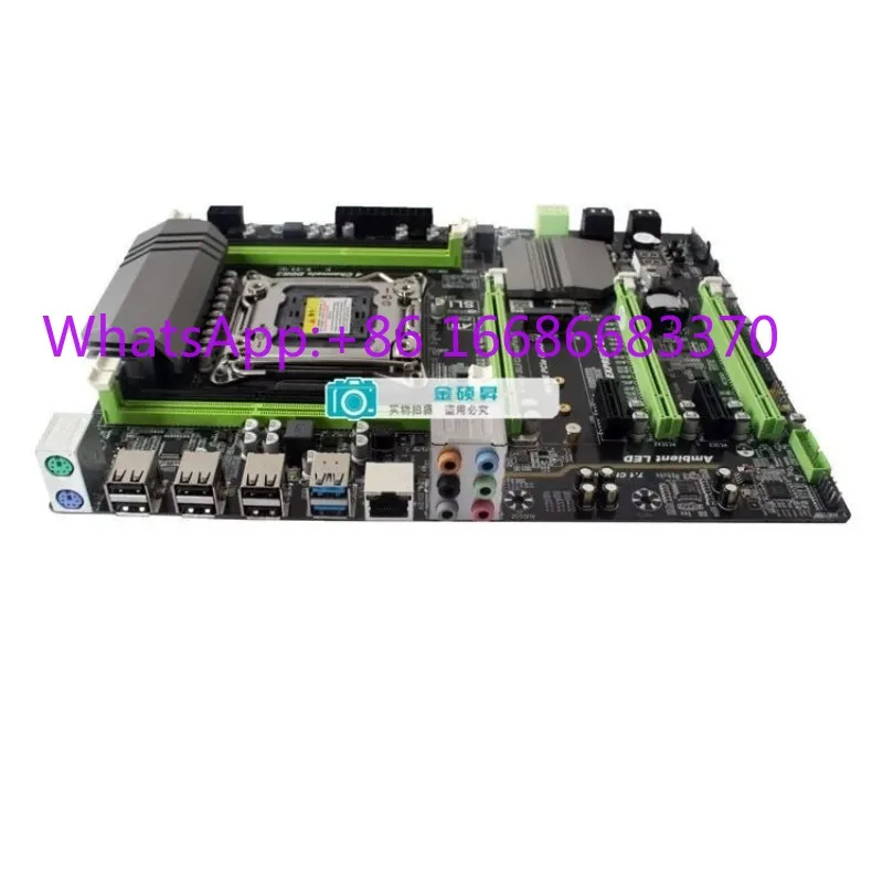 X79 desktop computer DDR3 motherboard 2011 pin supports RECC server memory 2680 CPU set