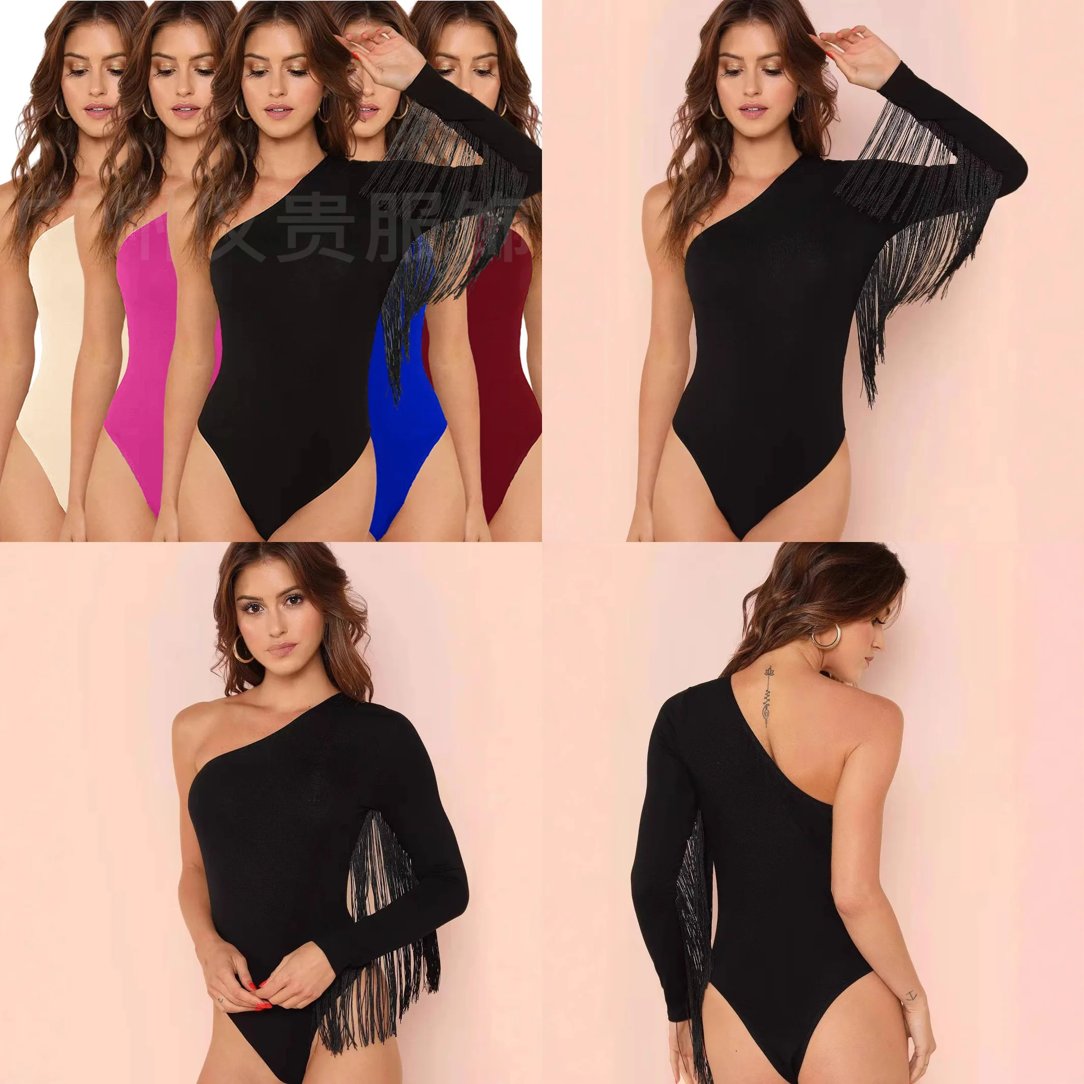Flounce Fringe Off Shoulder Jumpsuit for Women Summer Milk Silk Sleeveless Romper Jumpsuits Overall Playsuit