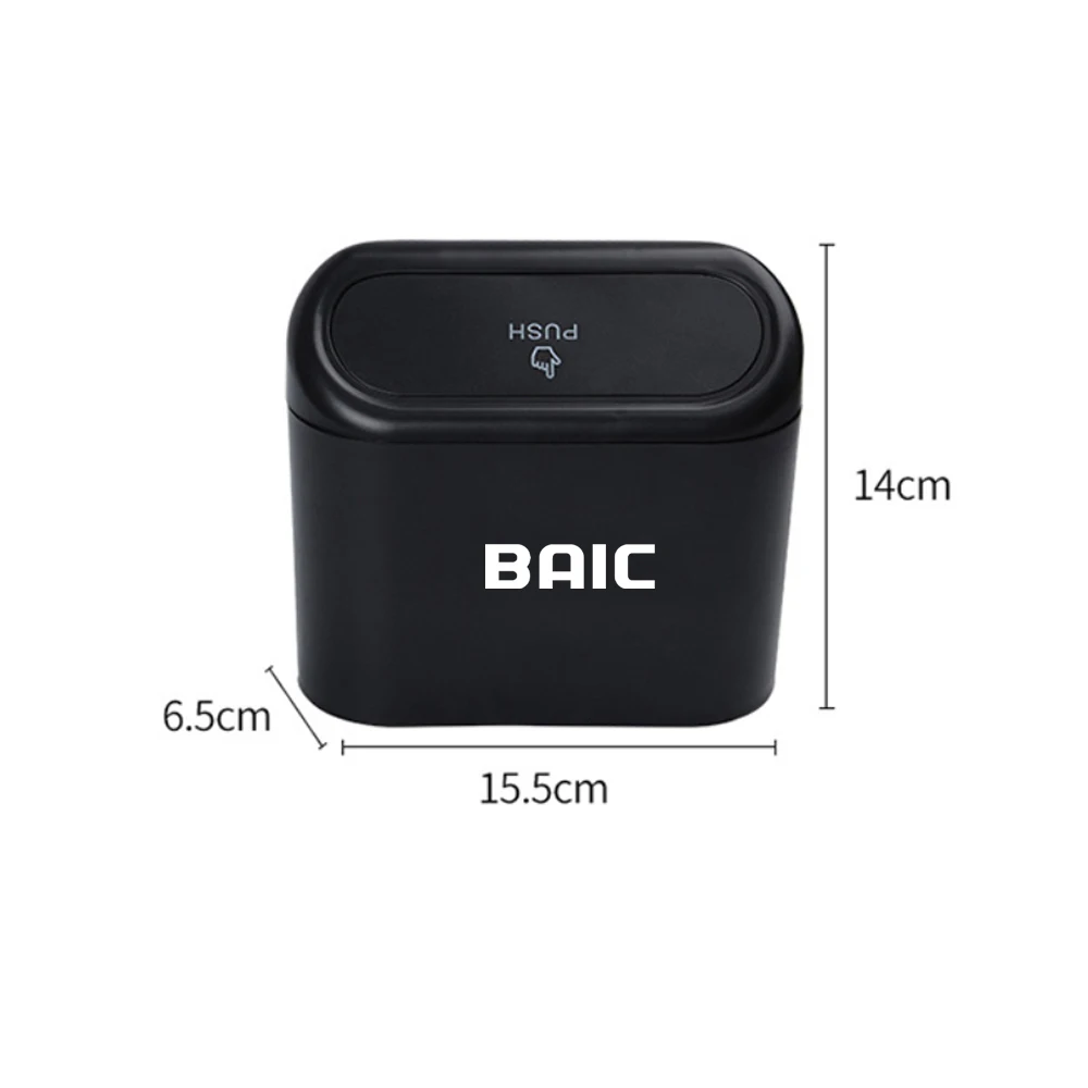 Car Hanging Trash Bin Storage Box For Baic BJ30 BJ40 BJ60 BJ80 BJ90 F40 Senova D20 D50 D60 D70 D80 X25 X35 X55 X65 Accessories