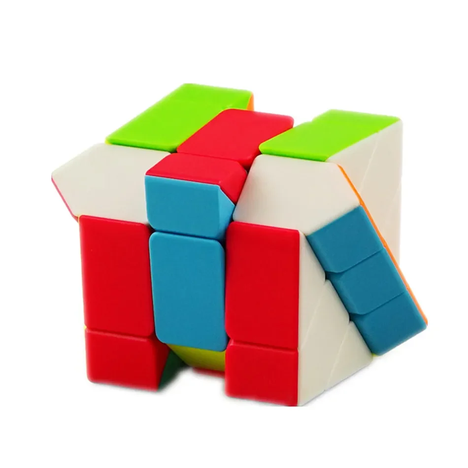 Qiyi 3X3 Fisher Cube Velocità Magia Felice Educazione precoce Puzzle Apprendimento Felice Cedo Giocattoli educativi per bambini Giocattolo regalo per bambini