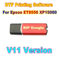 Logiciel d'impression ET8550 DTF ET-8550 programme XP15000 DTF RIP USB Kit V11 Clé V10 Dongle pour Epson ET 8550 L1800 4900 P7000 P9000