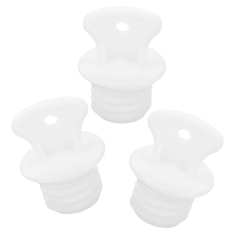 3 Pcs Hot Water Bottle Lid Plug for Sack Bag Caps Rubber Stopper Replacement Stoppers Leakproof Sealing Plugs