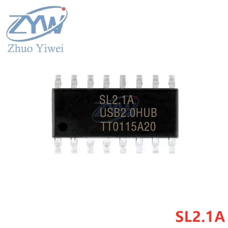 (5-10 pieces)100% new SL2.1A patch SOP-16 USB 2.0 HUB chip controller chip