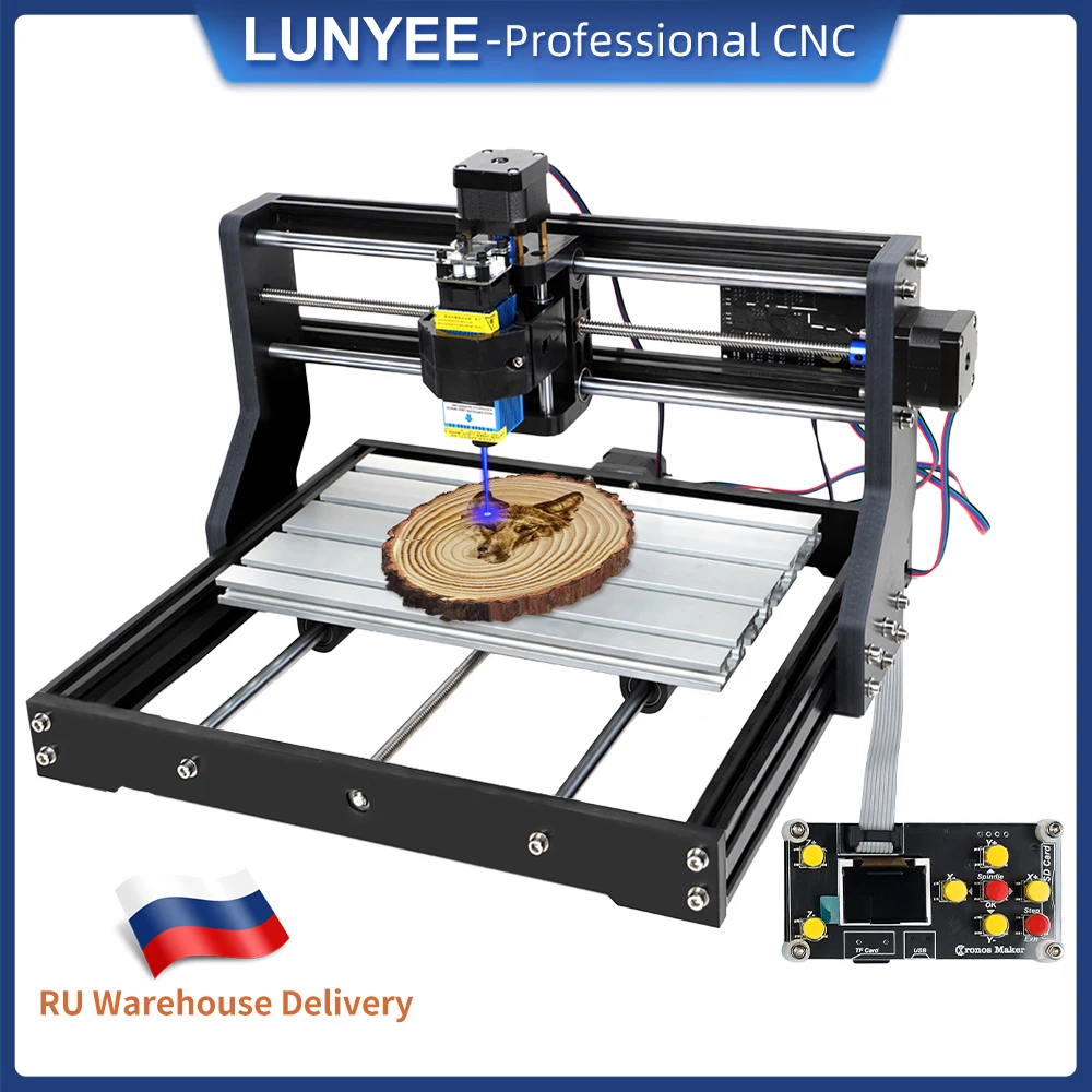 CNC 3018 Pro Laser Engraver 40W Laser 3 Axis GRBL Offline Control CNC Milling Cutting Laser Engraving Machine DIY Wood PCB Route