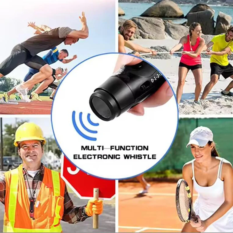 Three-Tone High Score Shell Electronic Basketball Football Referee Coach Pigeon Training Survival Anti-Wolf Whistle Rechargeable