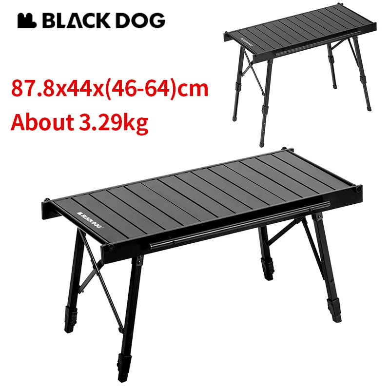 Naturehike Blackdog Folding IGT Table Camping Picnic Outdoor Liftable Aluminum Alloy Adjustable Lightweight Portable Desktop