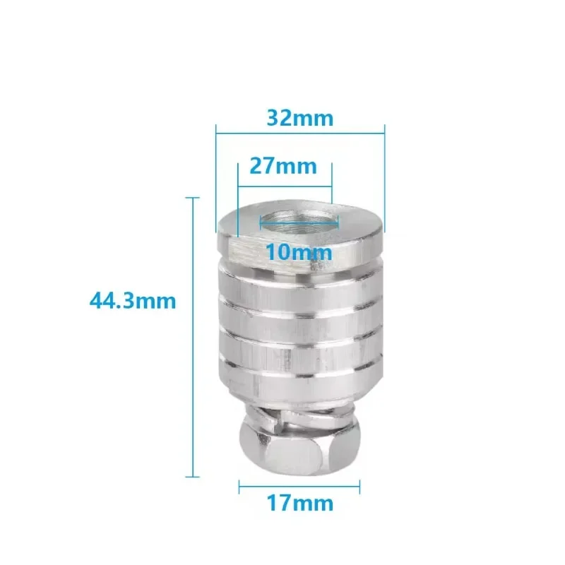 100/125 Type M14 M10 Angle Grinder Adapter Grooving Adapter Conversion Kit Flange Metal Lock Nuts Slotting Power Tool Accessory