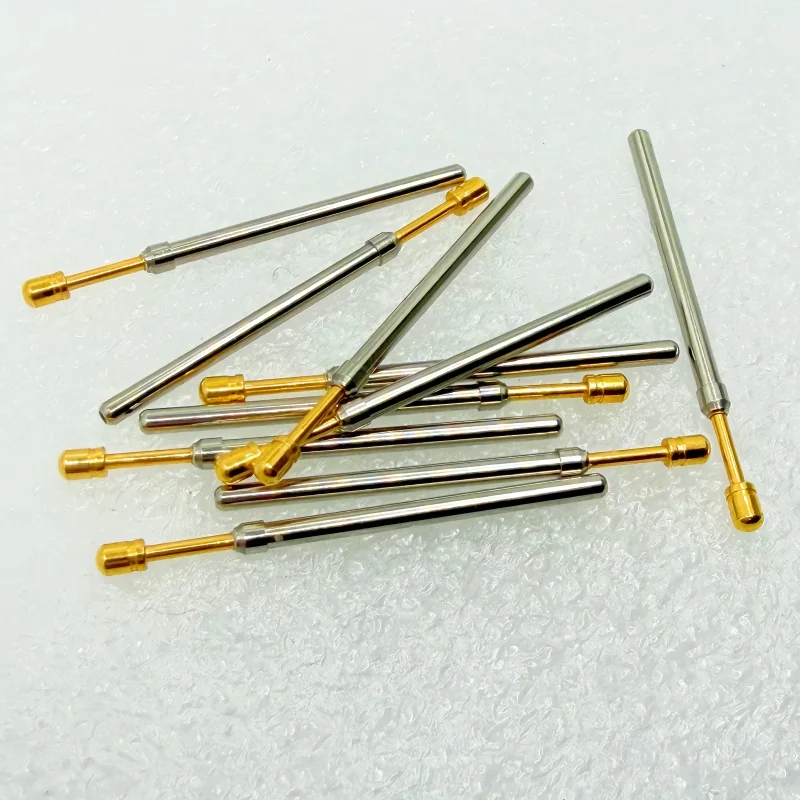10PCS High Current Probe Plug-in Pin HSS118-D2.0 Round Head Dia 2.0mm 16A Test Pin Needle Spring Force 225g