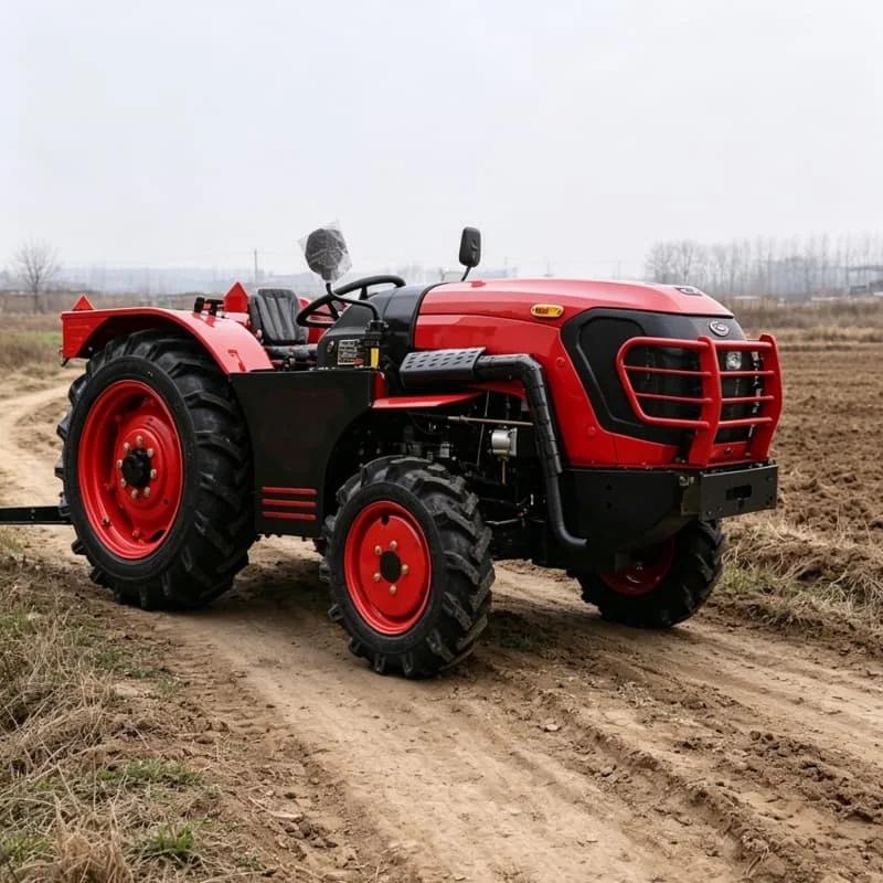 

Customized Four‑Wheel Rotary Tiller, 4WD High‑Power Tractor, Upgraded Cultivator, Wheeled Farm Plowing Machinery