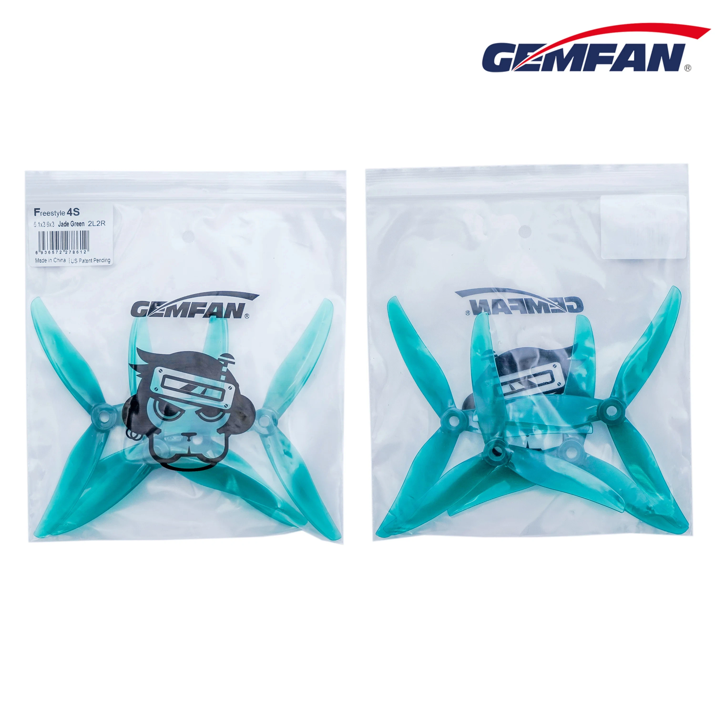 16pcs/8pairs Gemfan Freestyle 4S 3 Blade Propellers F4 F4S Freestyle 4 5136 5.1x3.6x3 PC Props for FPV Freestyle RC Drone