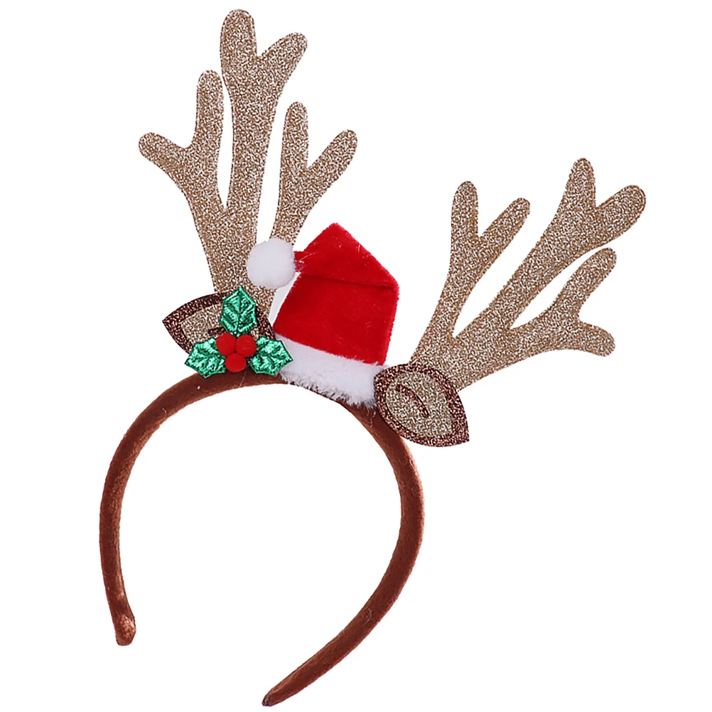 

Antler Head Buckle Hairb Headb Antlers Xmas Hoop Cloth Accessories High Quality Lovely Design Comfortable Wear Casual Party