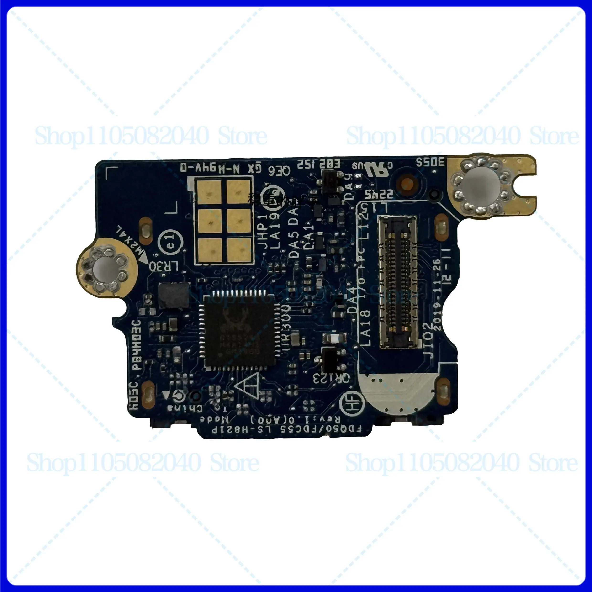 لديل XPS 15 9510 9520 لوحة المفاتيح لوحة صغيرة بطاقة SD IO لوحة الصوت LS-H822P #3