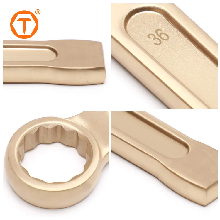 Wholesale Aluminum Bronze Tools Striking Wrench Non Sparking Non-sparking Ring Slogging Spanner