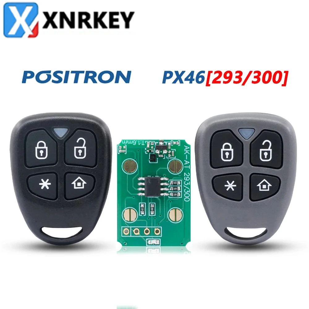 

XNRKEY Car-Styling Apply For Brazil 4 Button Px46+Placa+Chip Positron(293/300) Autokeysupply AKBPCP087