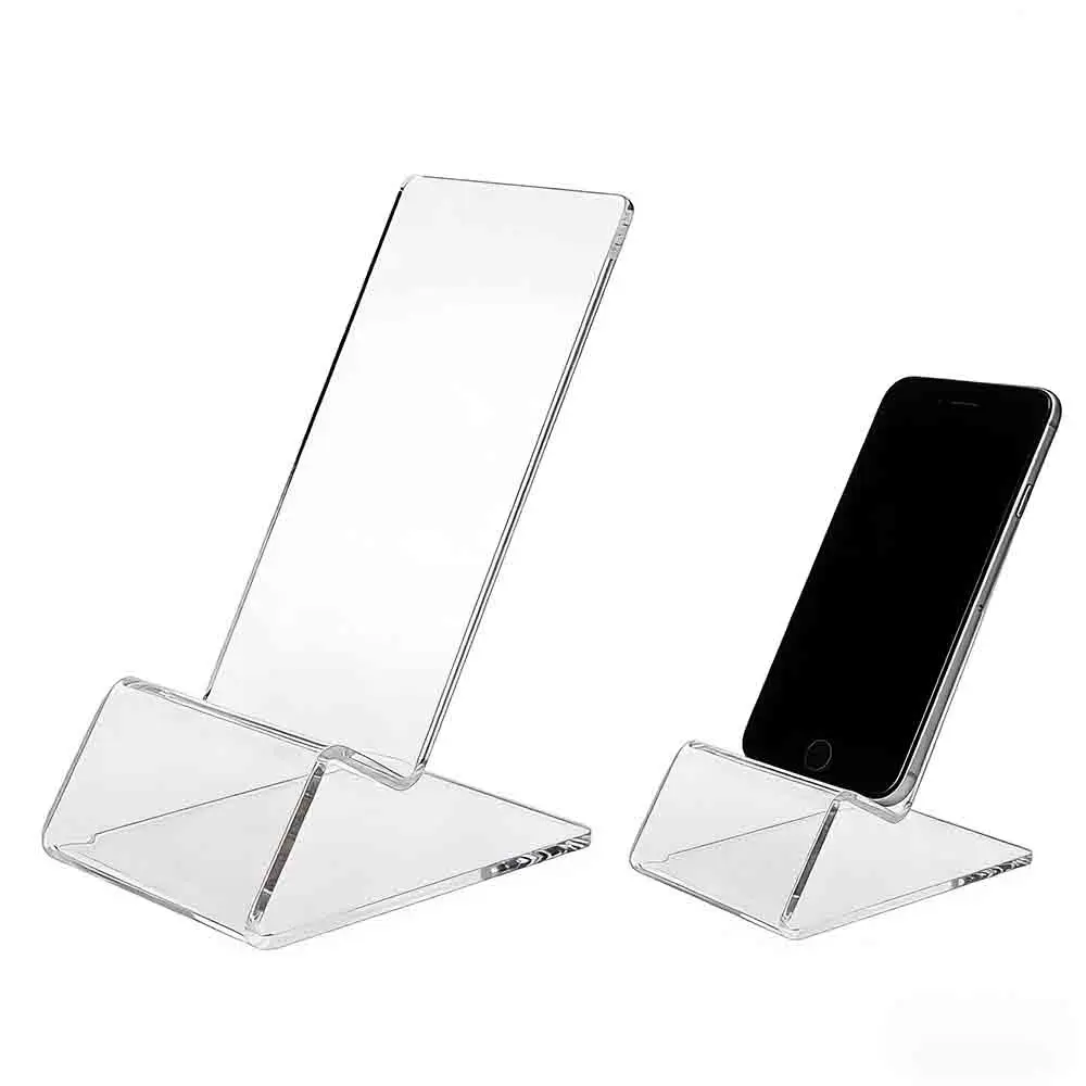 

Акриловая мини-подставка для телефона на стол, 5/10/20 шт., прозрачный держатель для телефона, портативная подставка-держатель для телефона