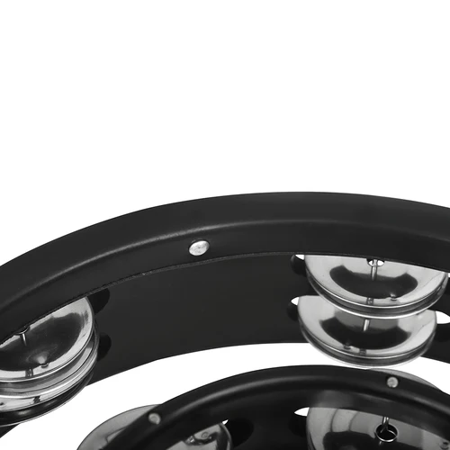 Imagen 2 del producto Círculo de tambor, sonajero de doble fila, anillos de tambor, pandereta semicírculo, instrumentos musicales de percusión Orff, regalos para niños, juguetes para niños