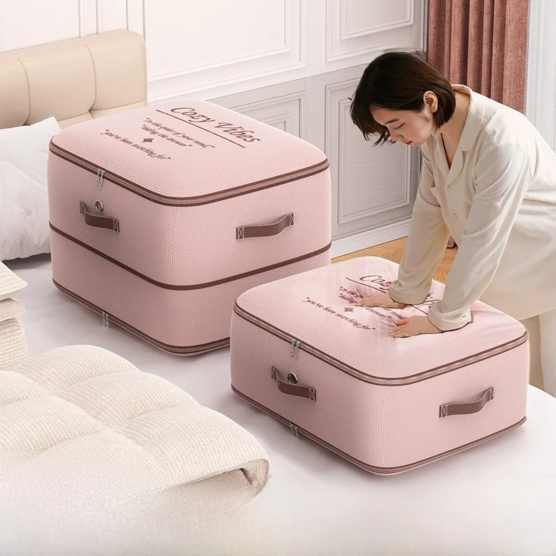 

Большая сумка для хранения хлопкового одеяла Capaci, пуховая сумка Jaet Crion, сумка для хранения одежды для домашнего использования, специальная сумка-органайзер