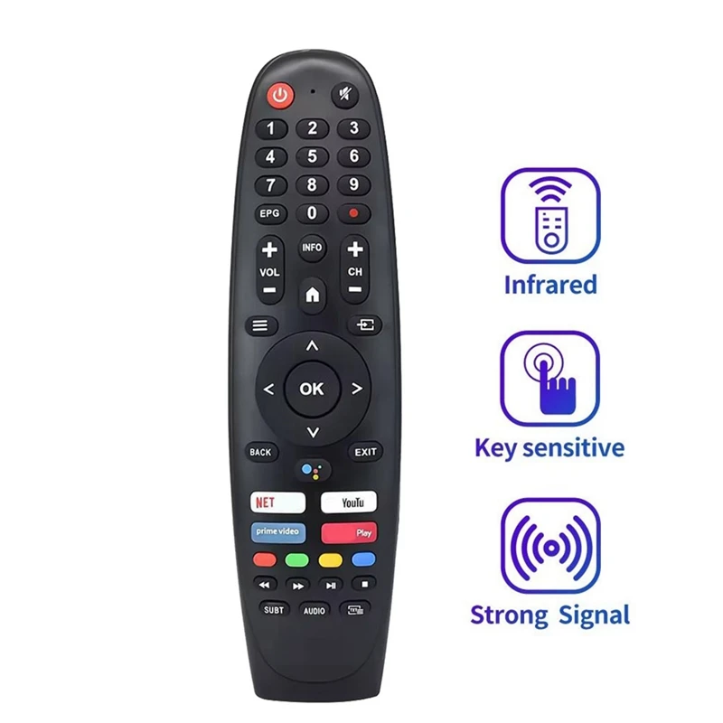 Replace RM-C3408E Voice Remote Control For JVC Smart TV LT-32N3135A EC40V2FA EC32V2HA