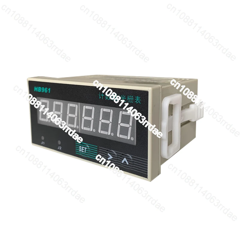 HB961 Electronic 6-digit Digital Display Intelligent Reversible Counter Meter Raster Table 2 Group Output and HP961