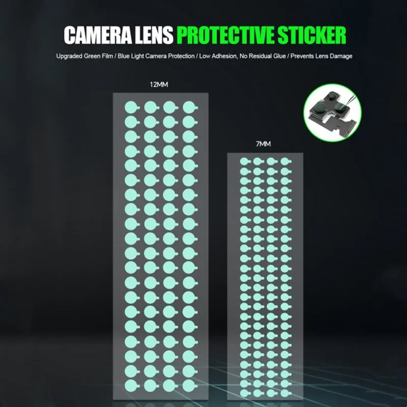 

RELIFE 7/12mm Phone Camera Protective Sticker Suitable For Rear/Front Camera Repair Anti-Scratch and Dust-Proof Sticker