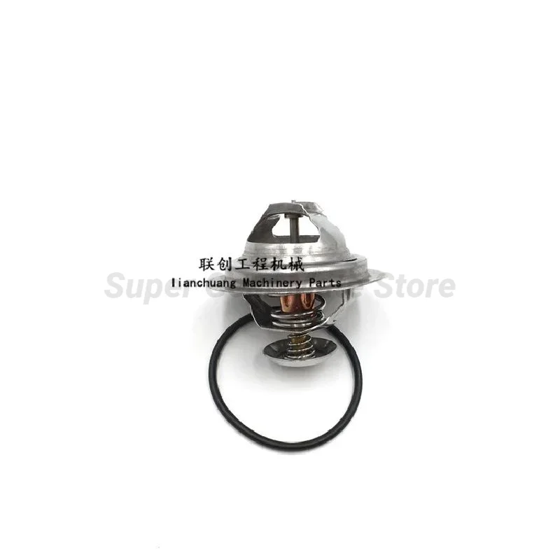 For Kobelco SK100 SK110 SK120 Thermostat Isuzu 4BG1/4BD1 Engine Thermostat Excavator Parts