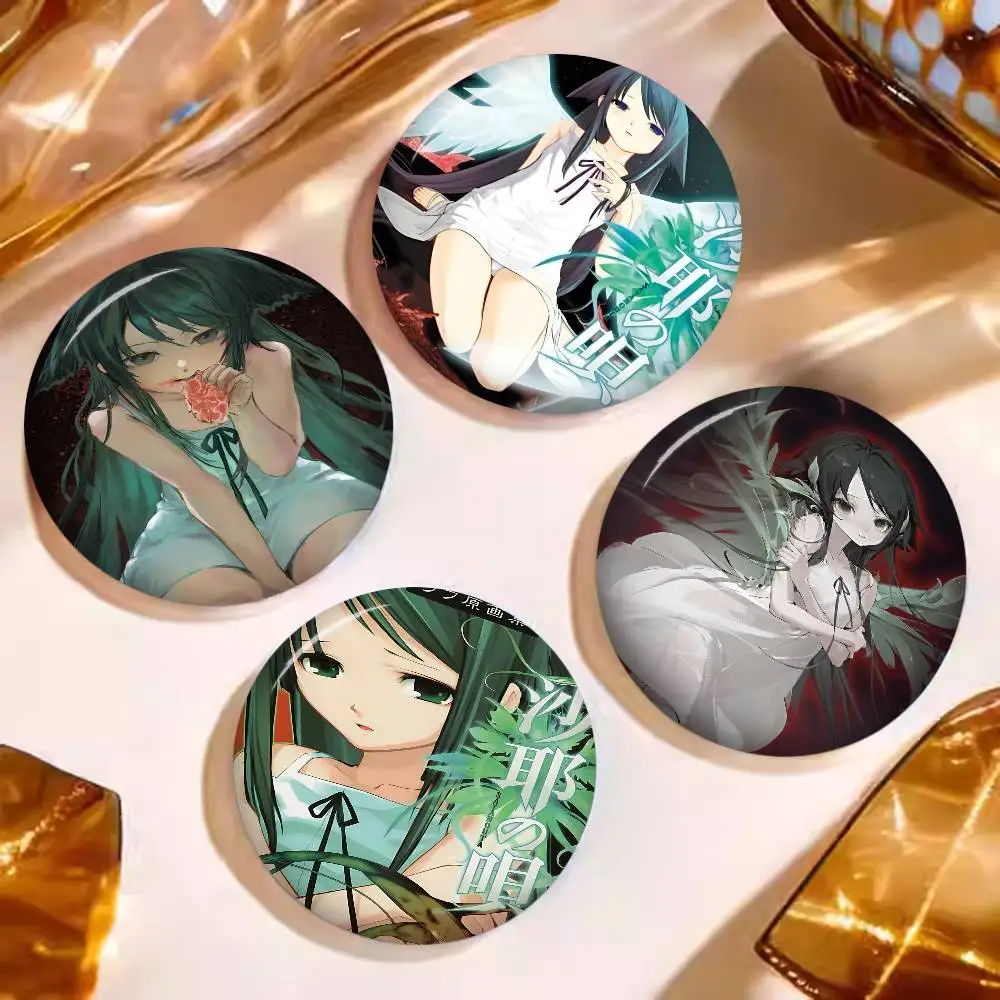 Horror Novel The Song Of Saya 32/44/58MM Customizable Button Pins Cute Funny Creative Badge Jewelry Decor Gifts For Friends
