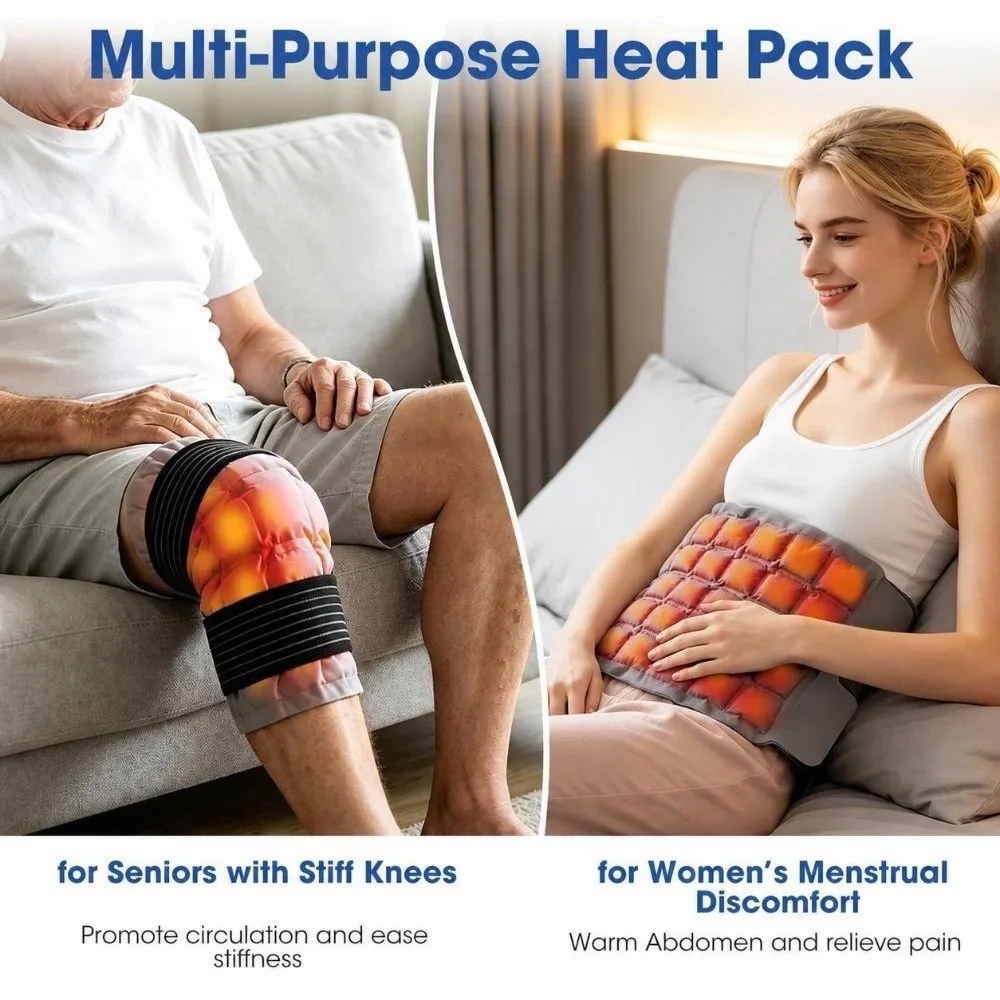Reusable Knee Ice Pack Wrap 360° Wrap Design Physical Cooling Knee Brace Pack Self-absorbing Cold Compress Wrap