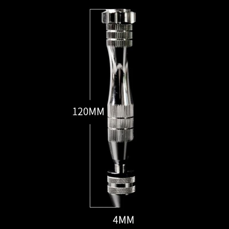 쥬얼리 공예 핸드 핀 홀 드릴, 쥬얼리 버 드릴링 리머 척 클램프, 4mm 미니 핸드 트위스트 드릴