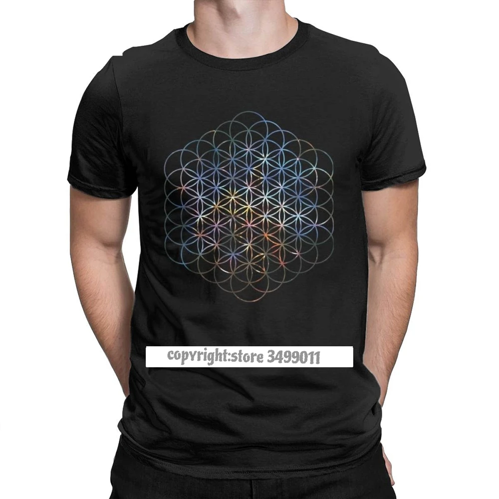 

Carina Nebula Flower Of Life Men's T Shirts Sacred Geometry Magic Mandala Funny Tee Shirt Fitness T-Shirt Cotton Camisas