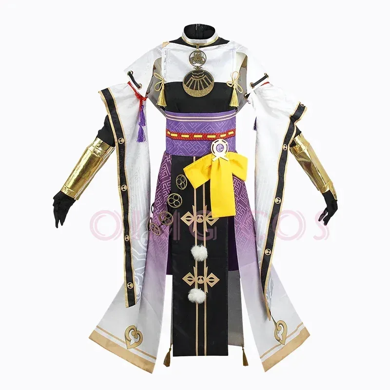Kujo Sara Costume Cosplay Genshin Impact Carnevale Uniforme Parrucca Anime Costumi di Halloween Gioco per donne