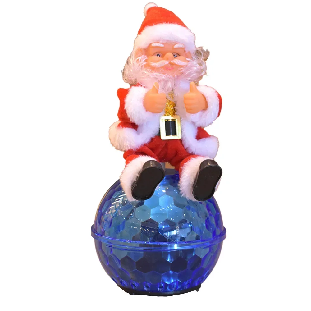 Christmas Party LED Disco Ball Strobe Toy 10.5cm*13cm*17.5cm Battery-powered Smooth Appearance Comfortable Touch