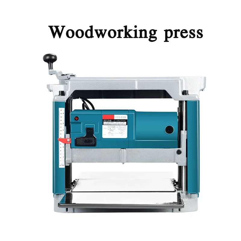220V Multi-function Woodworking Planing Machine Small Household Press Planer Machine High-power Electric Single-sided Planer