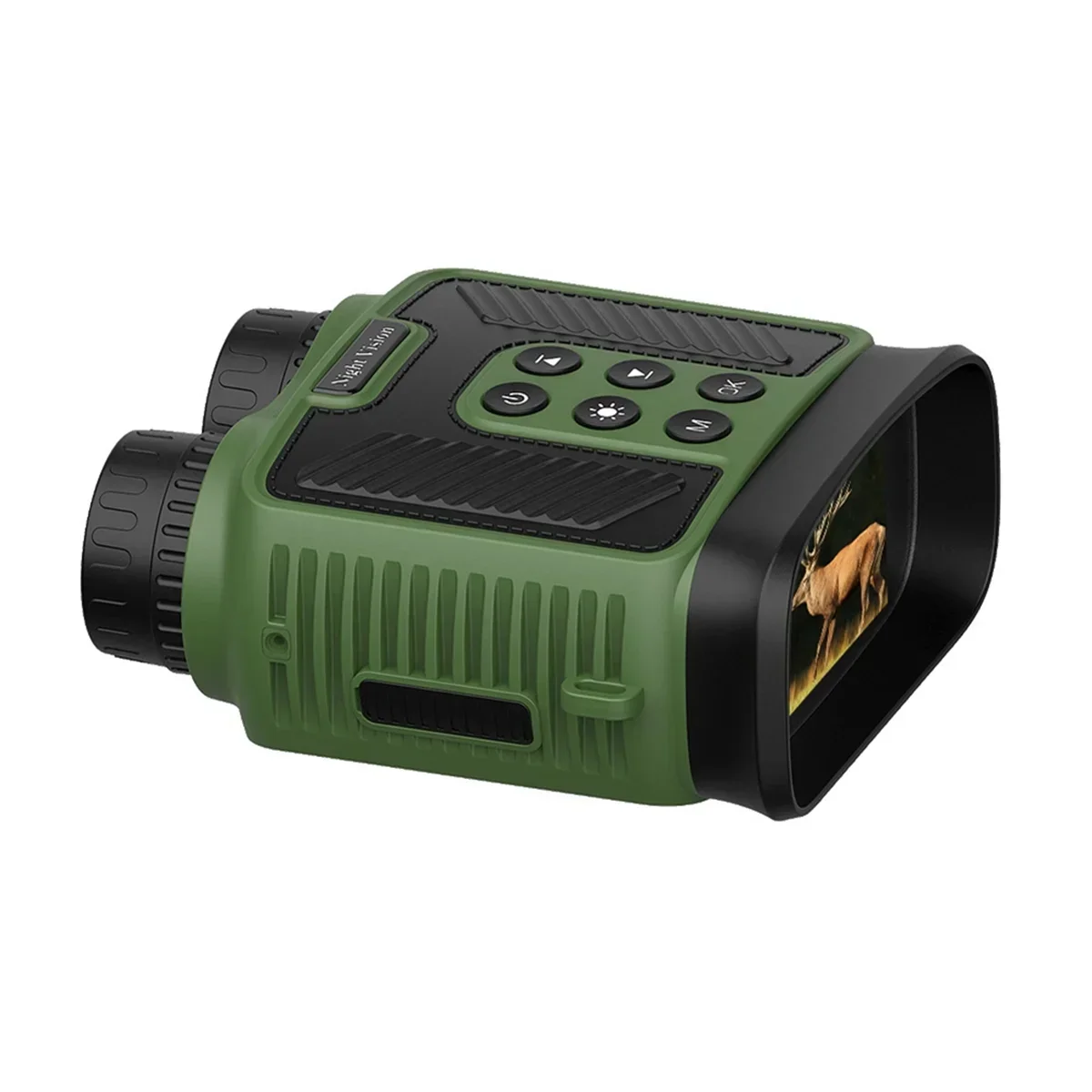 Digital Infrared Night Vision Binoculars Telescope 300M 2.5K UHD 40MP 10X Optical 8X Zoom Digital Telescope ArmyGreen Rare