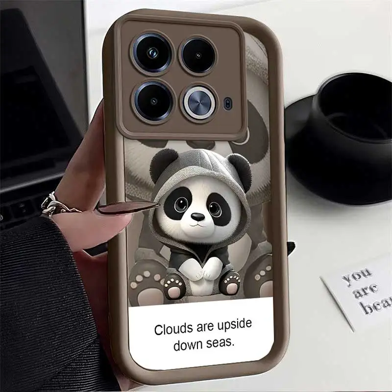 Note40 Panda Cloud Sea Sky Eye Ladder Phone Case For Infinix Note 40Pro 30 30Pro 30VIP 12 12Pro Smart 8 7 6 Zero 30  Cover