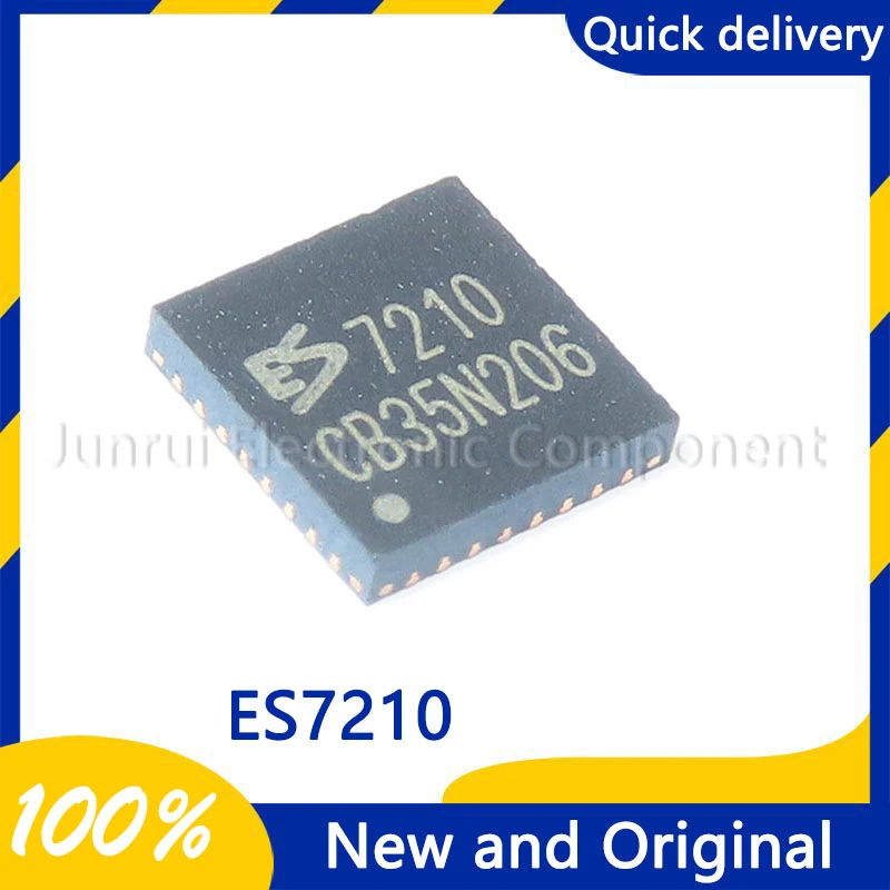 10PCS/LOT ES7210 32QFN Print 7210 Audio Codec Chip IC Electronic Component  Integrated Chip Ic  New And Original