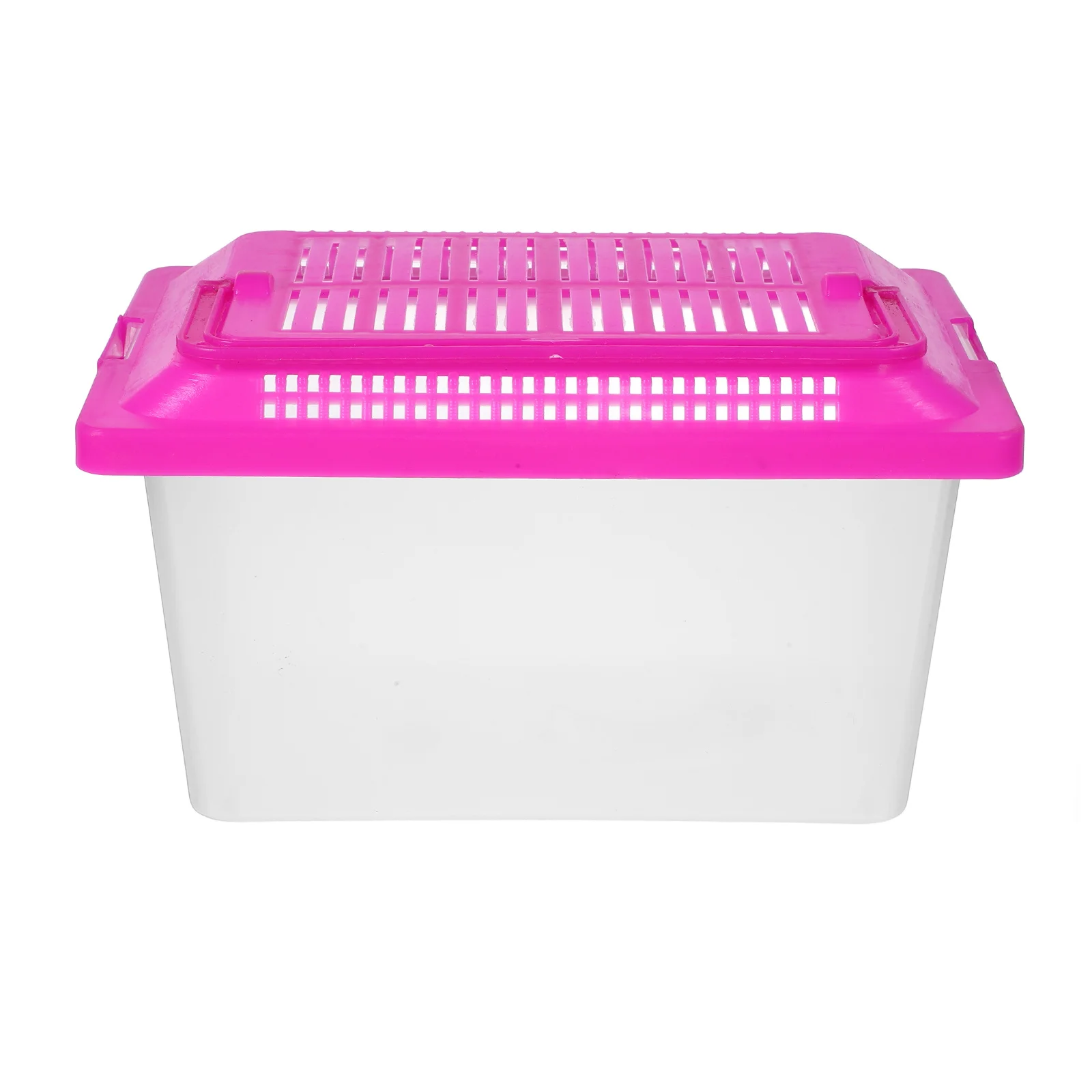 

Transparent Turtle Box Pet Hamster Box Large Deep Reptile Terrarium Habitat Ideal Gift for Turtle Owners Portable Breeding Tank