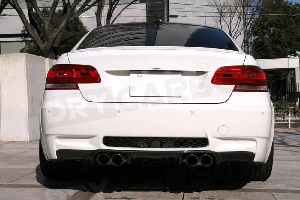 

Carbon Fiber Rear Lip Diffuser for BMW E92 Coupe E93 Cabriolet M3 2009 2010 2011 2012 Back Bumper Trim Cover FRP