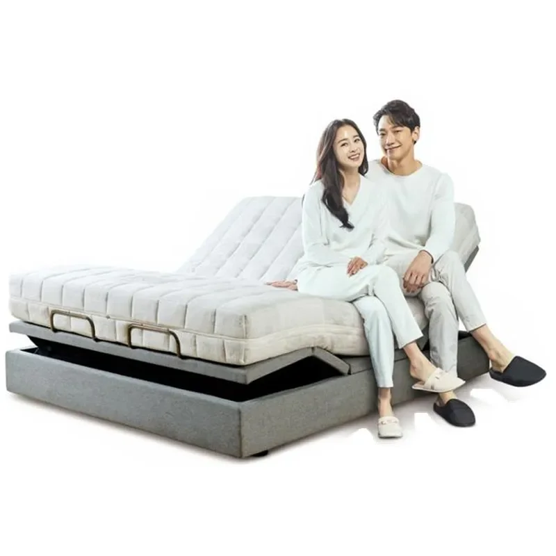 1.8 Modern Simple Atmosphere Intelligent Vibration Massage Lifting Zero Pressure  Luxury Electric Bed