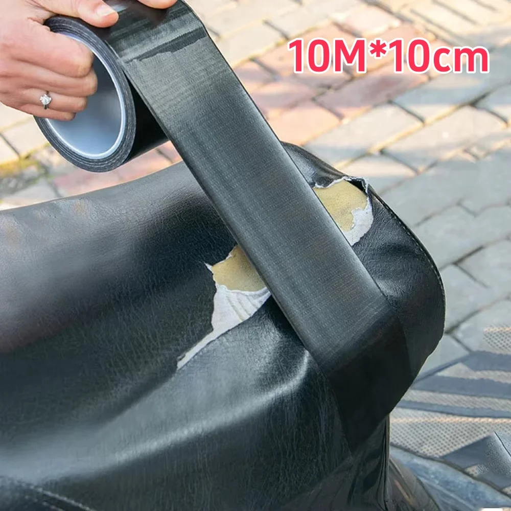10 m * 10 cm selbstklebendes Leder-Reparaturband für Sofa, Handtaschen, Möbel, Schuhe, Kissen, Reparatur, Zuschuss-Patch