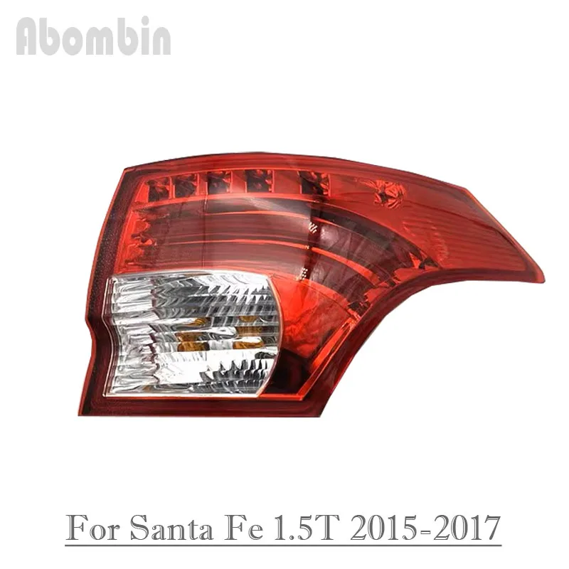 Auto Rear Bumper Light Brake Lamp Cover Brake Back Light Housing Tail Lamp For Santa Fe 2015 2016 2017