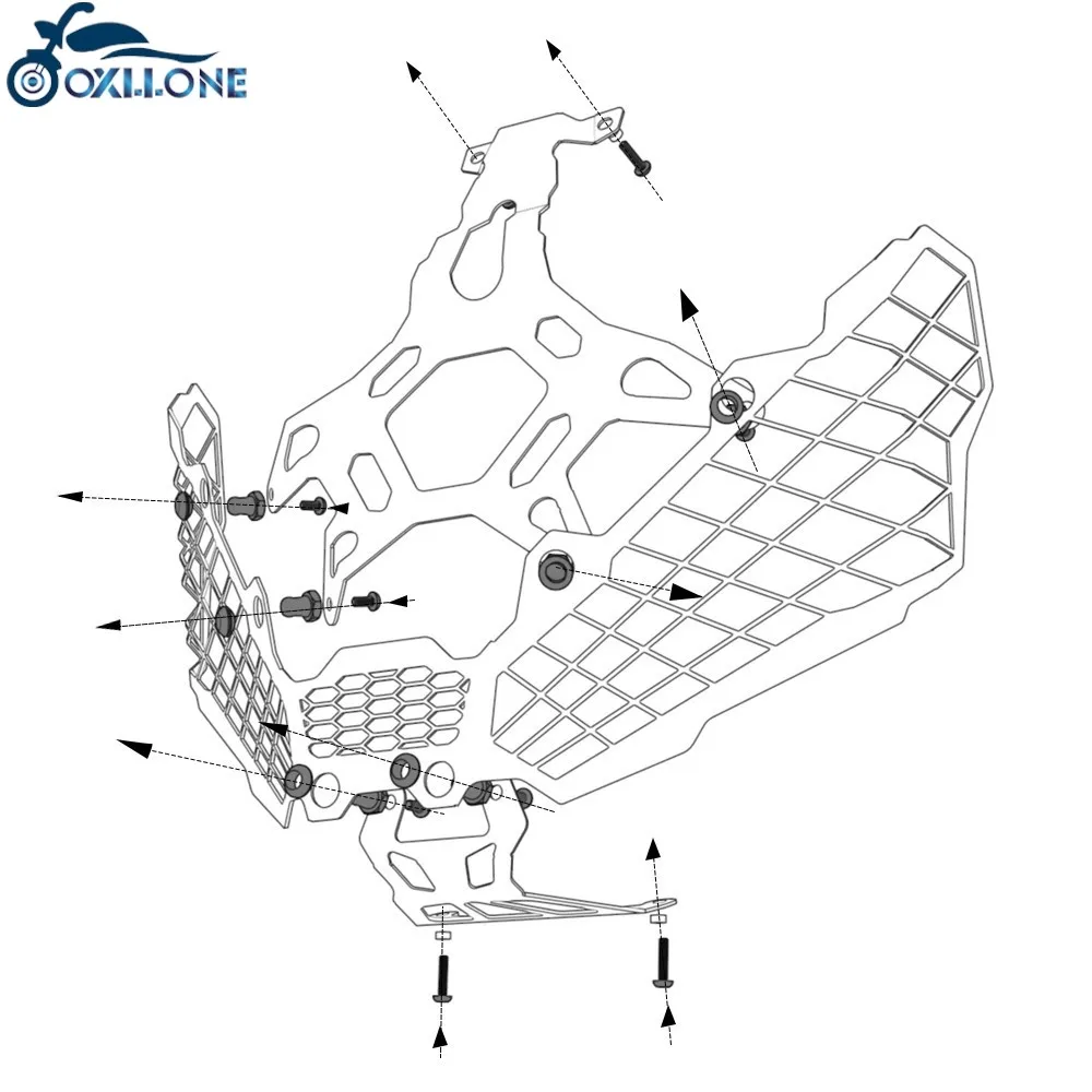 For Honda X-ADV 750 XADV 750 2021 2022 2023 2024 2025 2026 NEW Motorcycle Headlight Guard Grille Cover Head Light Protector - Image 6