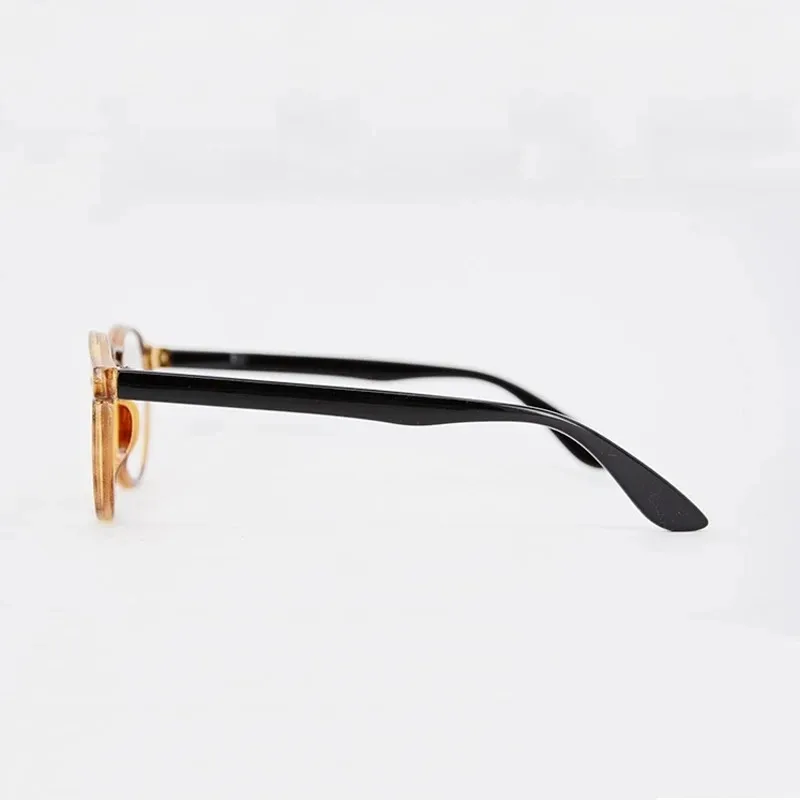 Modische Runde Brillen für Damen, Fake-Computerbrille für Herren, Vintage Runde Lesebrille, Brillengestell für Frauen +0 – Detail 19