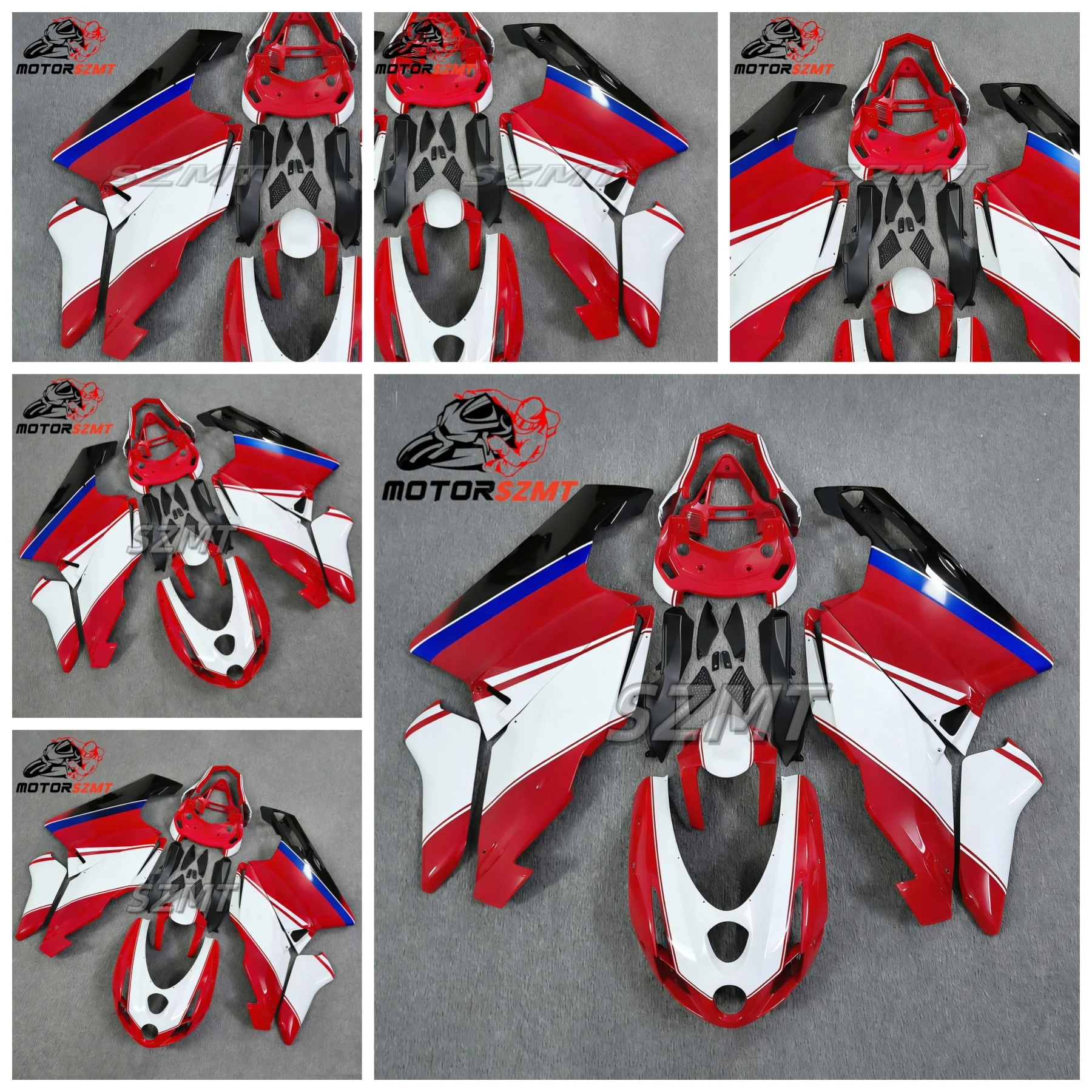 Неокрашенные аксессуары для обтекателя мотоцикла DUCATI 999 749 2003 2004 03 04, элементы кузова, пластиковые детали.