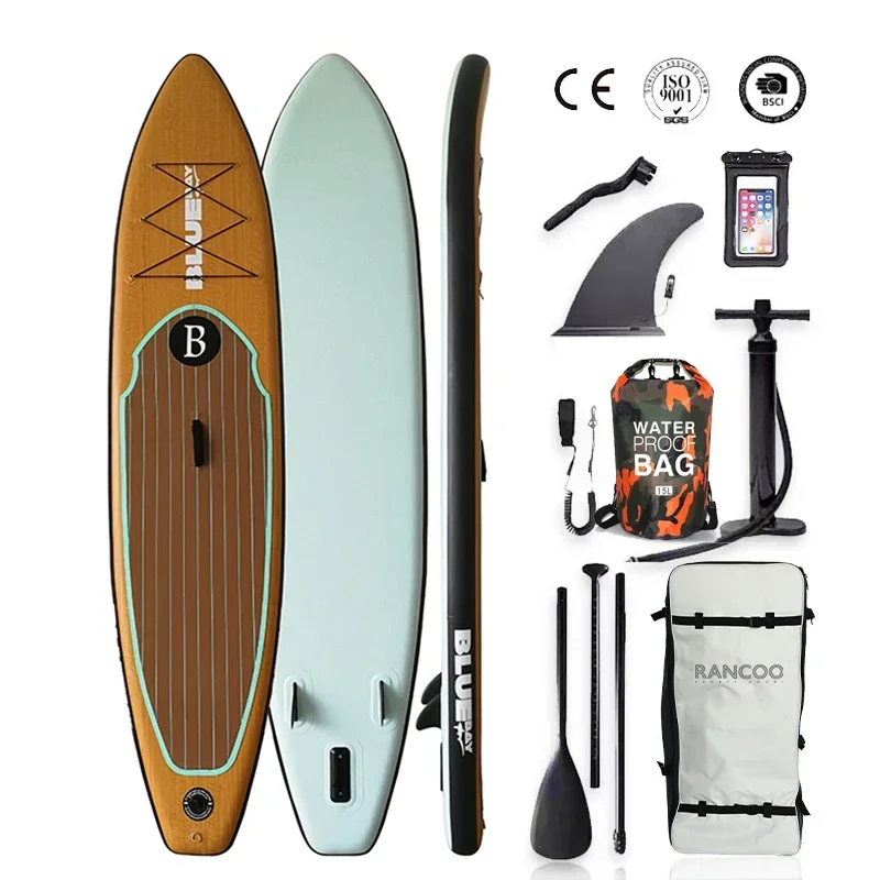 waterplay surfing Inflatable paddle board drop stitch with pedals sup gonfiabile windsup boards set