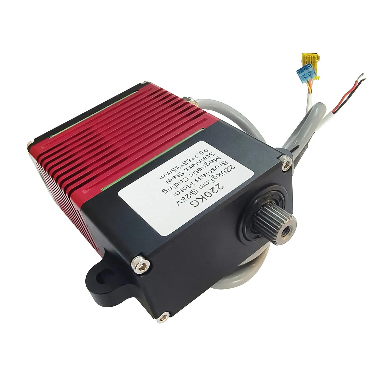 220KG High Torque Digital Servo ±60°±150° Angle Waterproof - Aluminum Alloy Case Kit for Heavy Duty Robotics