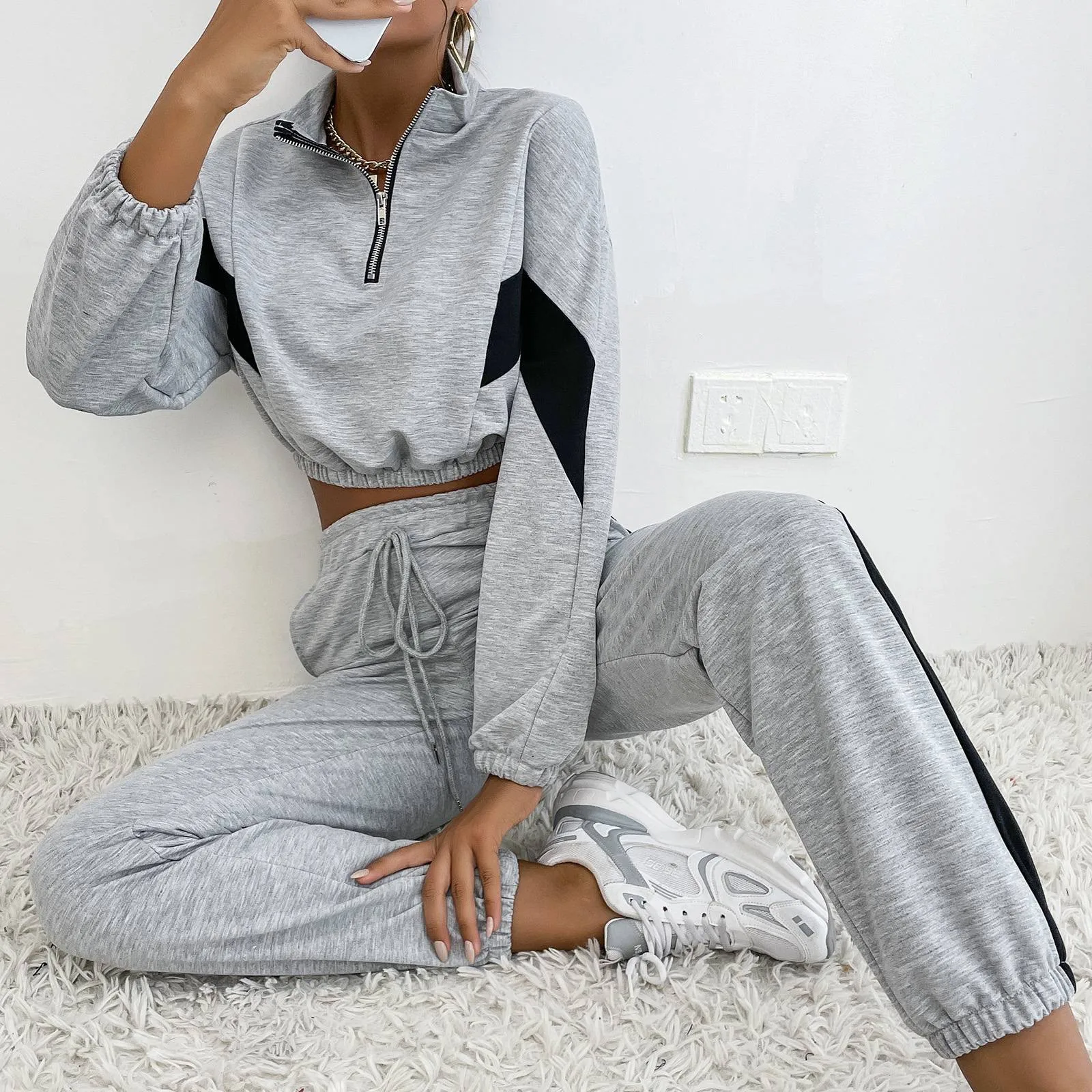 Long Wedding for Fashion New 2024 Guest Sleeve Legging Women's Dressy Suit Fall/Winter Casual Sports Pant Suits Women