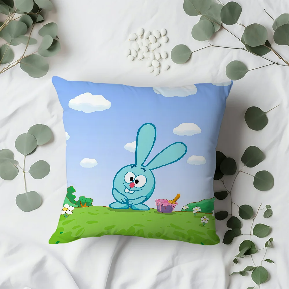 K-KikoRiki A-Animation cushion cover For Sofa Car Office Cafe Soft And Comfortable Double-Sided Printing Pillow Cover