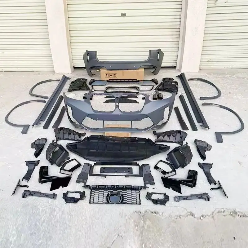 

X3 G01 LCI Front Bumper Grille And Rear Diffuser Grille Upgrade Kit for X F97 LCI 2022-2024 Body Kit Accessories
