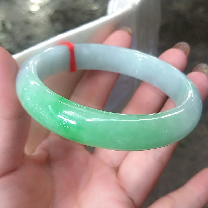 Certified Jade Bangles Women Healing Gemstone Fine Jewelry Genuine Myanmar Jadeite Grade A Burma Green Jade Bangle Bracelets