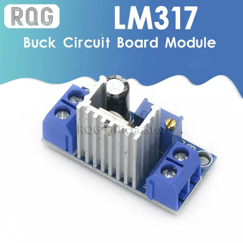 LM317 DC-DC Converter Buck Step Down Circuit Board Module Linear Regulator LM317 Adjustable Voltage Regulator Power Supply